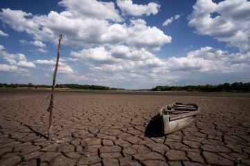 На ТОТ України повністю висохло Ханженківське водосховище (фото)