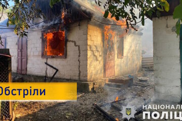 17 населених пунктів обстріляли окупанти рф на Донеччині