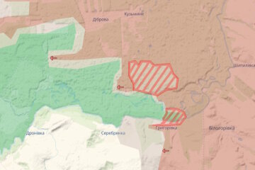 Ворог просунувся у Серебрянському лісництві та поблизу Ольгівського — дані картографів