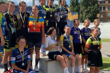 Спортсменки з Луганщини вибороли п’ять нагород на чемпіонаті України з велоспорту