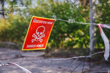 Шукали на міни: майже за тиждень на Донеччині обстежили понад п’ять гектарів (фото)