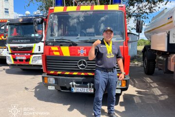Рятувальник із Донеччини Артур Тараненко здобув три нагороди на Всеукраїнських змаганнях «Звитяга нескорених»