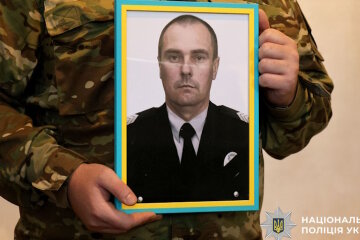 На Донеччині попрощалися з поліцейським, який помер від поранення у Дніпрі