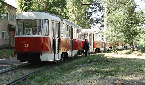 Не нові, але європейські трамваї поповнили дружківське ДЕПО