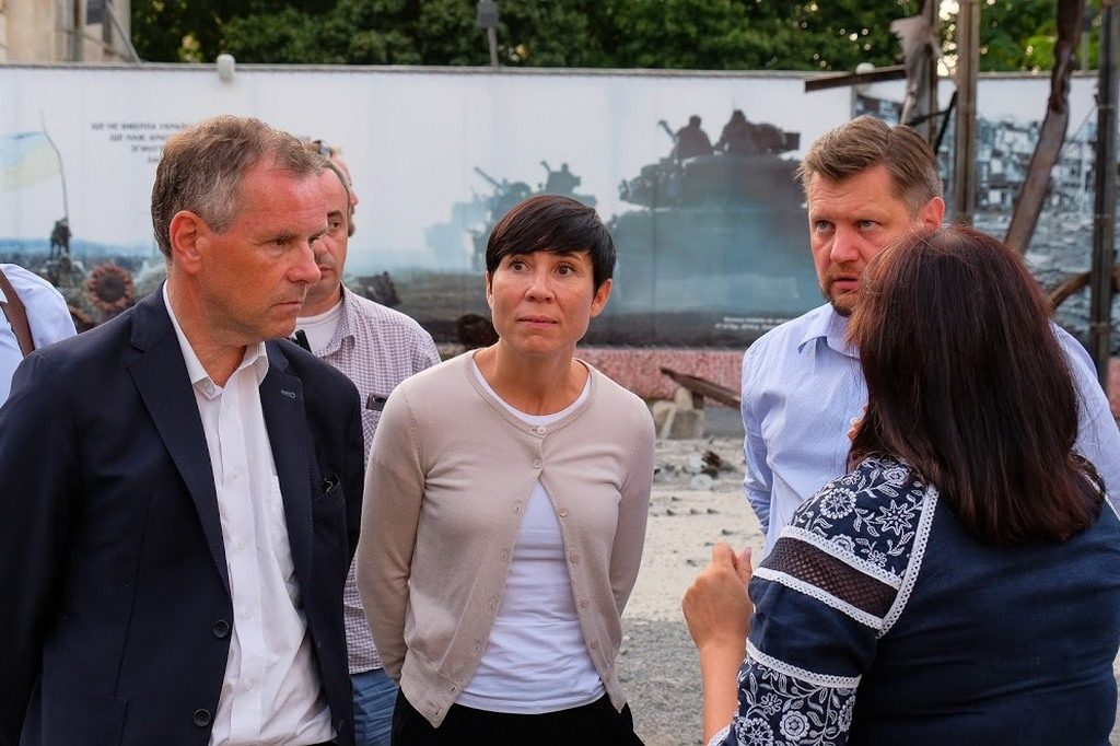 Міністр закордонних справ Норвегії Іне Сьорейде відвідала Дніпро