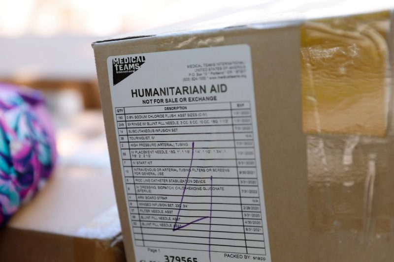Гуманітарний вантаж від міжнародної організації Medical Teams International