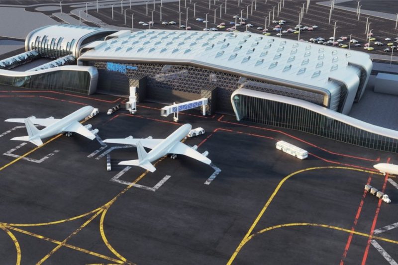 Гроші на будівництво аеропорту в Дніпрі закладено