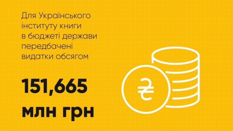 Скільки коштів і на що витрачатиме Український інститут книги