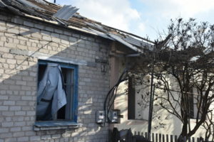 Пошкоджений приватний будинок