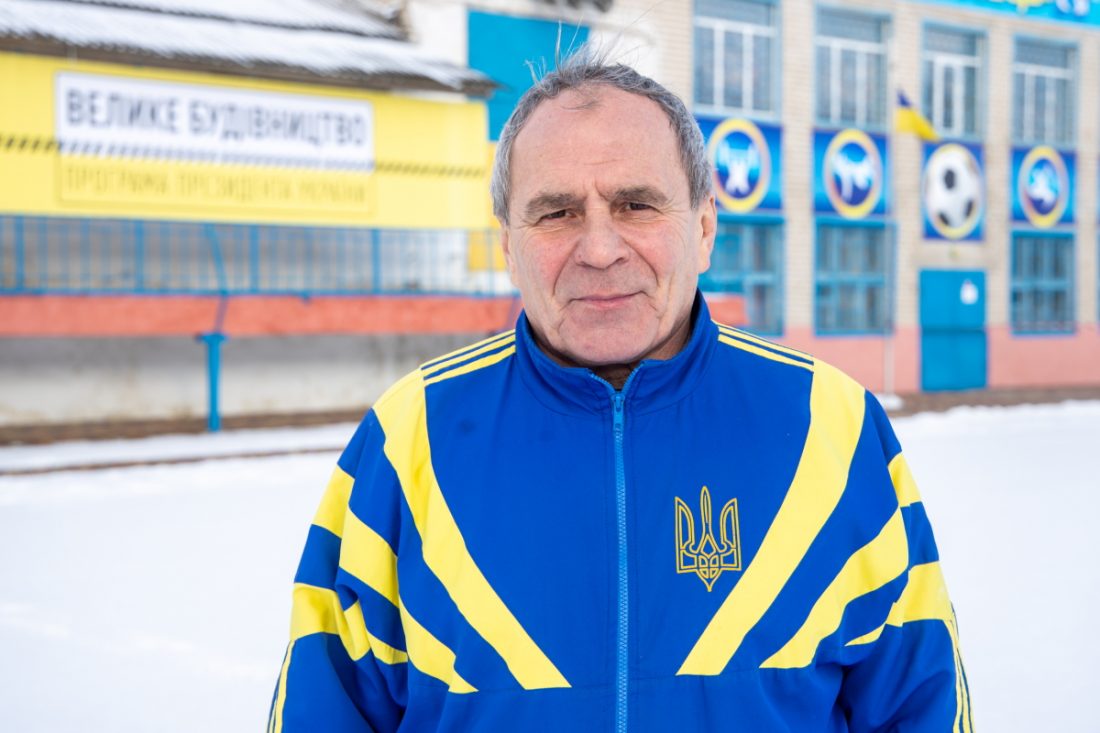 чоловік у спортивному одязі - директор спорткомплексу «Дніпровець» Володимир Кусий
