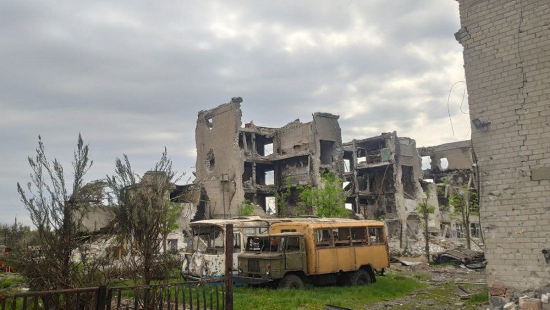 Будівля університету у Рубіжному повністю зруйнована  