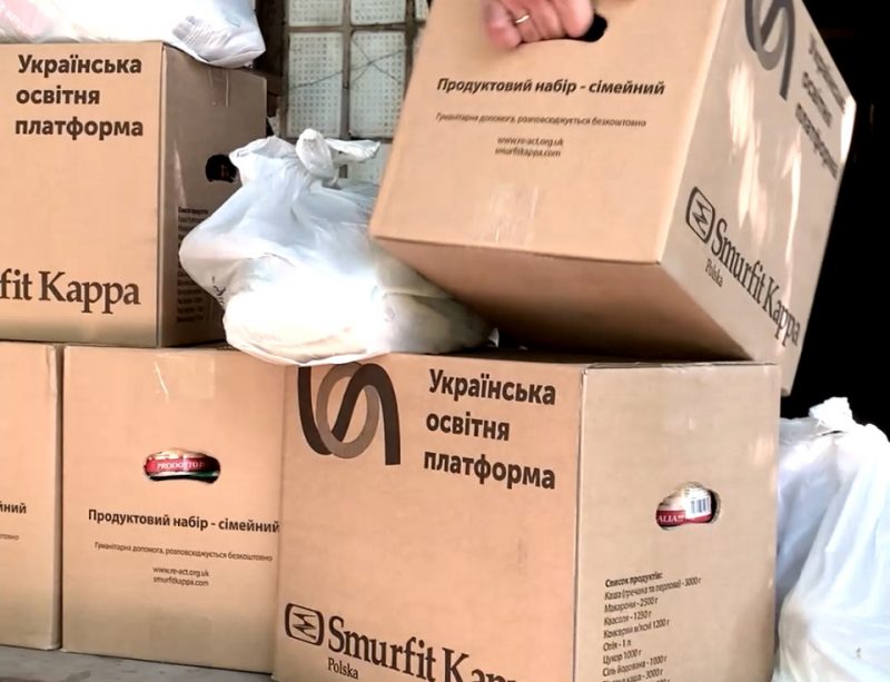 Мешканці Костянтинівки на Донеччині отримали гуманітарну допомогу зі Львова