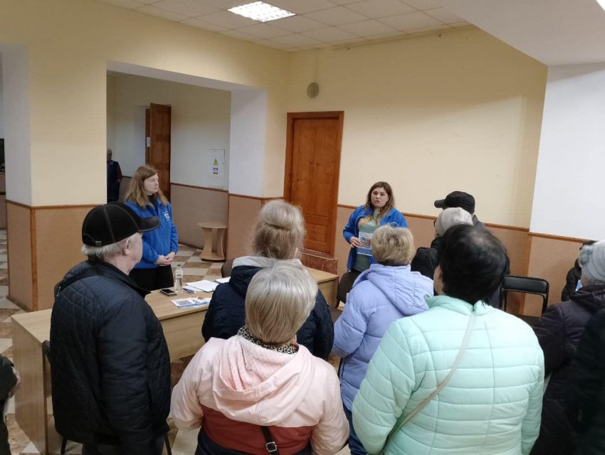 Представники БФ «Карітас Одеса УГКЦ» відвідують Біляївку для реєстрації ВПО на фінансову допомогу