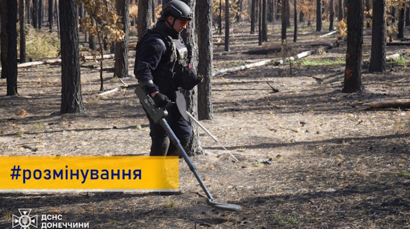 Ліси Донеччини заборонено відвідувати