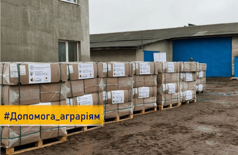 5473 зернових рукава отримали аграрії з прифронтових територій