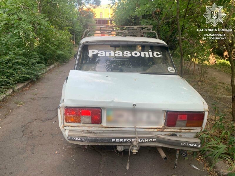 Врізався у будинок та втік: у Краматорську патрульні розшукали водія