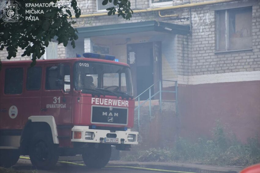 Зафіксували вісім влучань: Краматорськ під атакою дронів (оновлено)