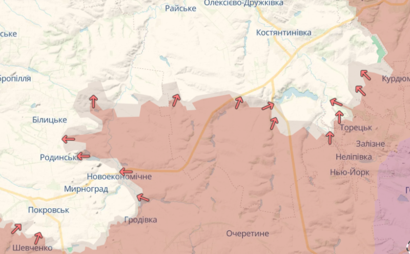 Ворог захопив Новохатське та Толстой і просунувся на кількох напрямках Донеччини та Луганщини