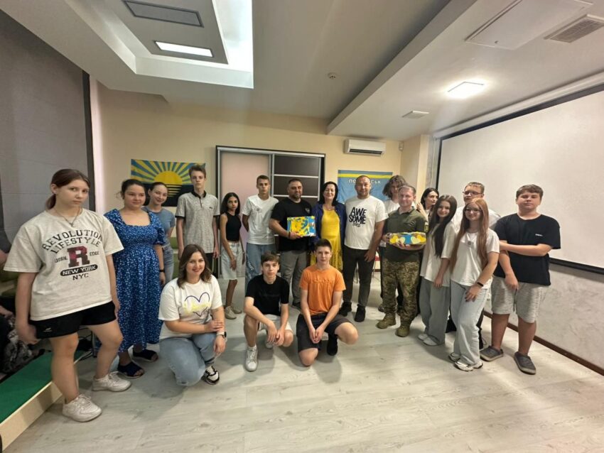 Проєкт «Моя Донеччина» об’єднав дітей-переселенців та військових у Дніпрі (фото)