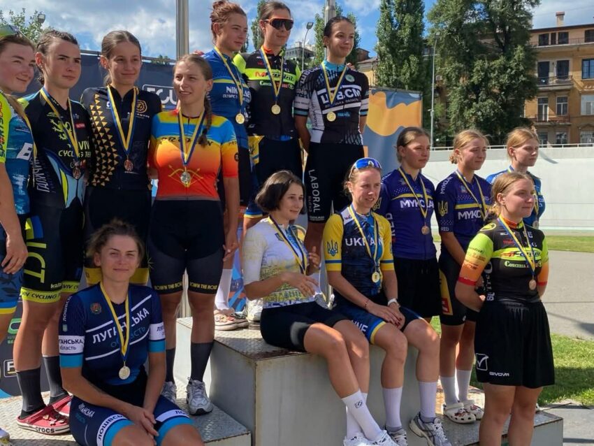 Спортсменки з Луганщини вибороли п’ять нагород на чемпіонаті України з велоспорту