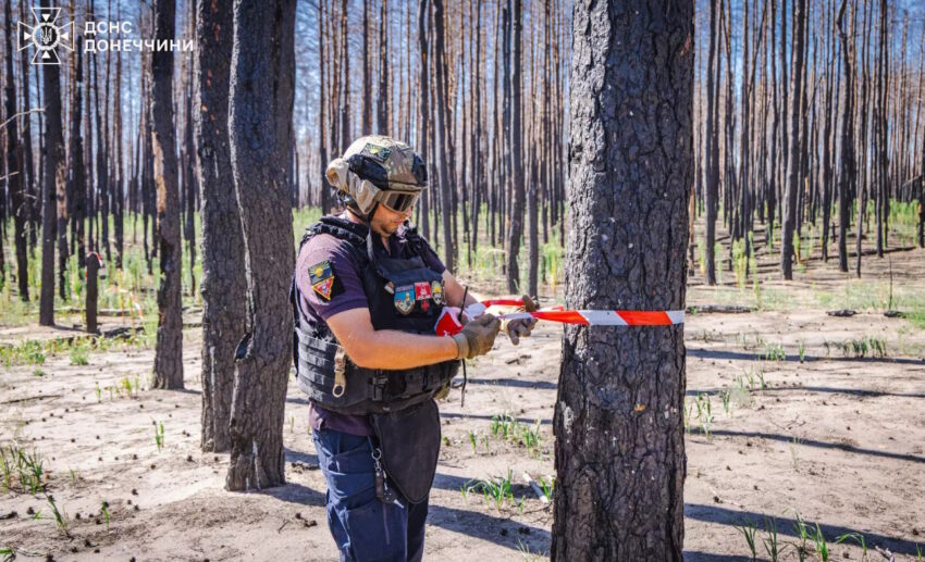 На Донеччині рятувальники знешкодили понад пів сотні вибухонебезпечних предметів (фото)