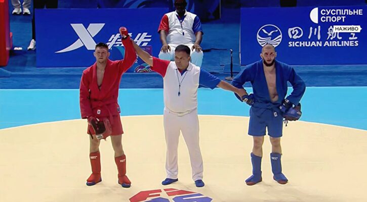Спортсмен з Донеччини здобув золото на Всесвітніх іграх у боротьбі самбо (фото)