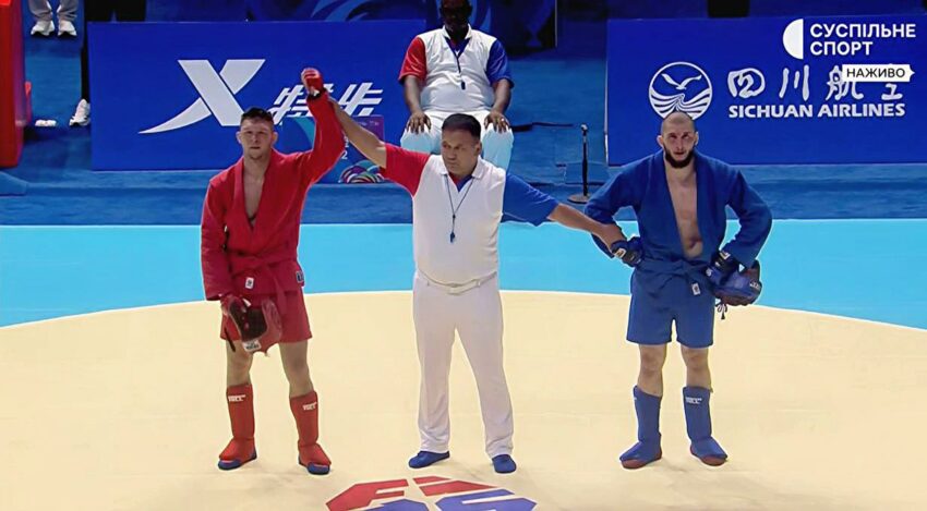 Спортсмен з Донеччини здобув золото на Всесвітніх іграх у боротьбі самбо (фото)