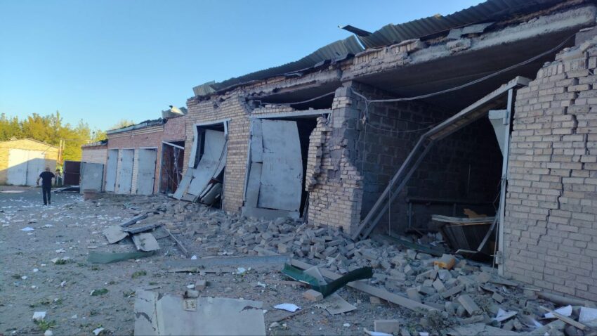 Окупанти зруйнували будівлю міськгазу в Костянтинівці (фото)