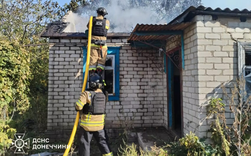Рятувальники на Донеччині погасили 10 пожеж (фото)