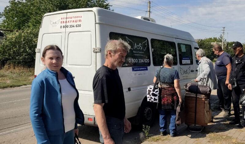 У Костянтинівці з-під обстрілів евакуювали мирних жителів