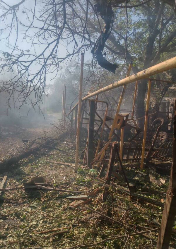 Після обстрілу деякі жителі Слов’янської громади залишилися без газопостачання (фото)