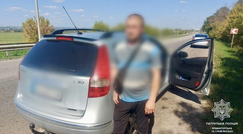 П’яний водій у Слов’янську пропонував 300 доларів патрульним, аби уникнути покарання