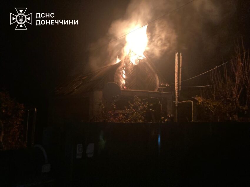 На Донеччині за добу ліквідували п’ять пожеж, дві — через ворожі обстріли - Фото №1