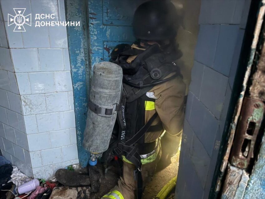 Під час пожежі в Краматорській громаді загинув чоловік (фото) - Фото №1