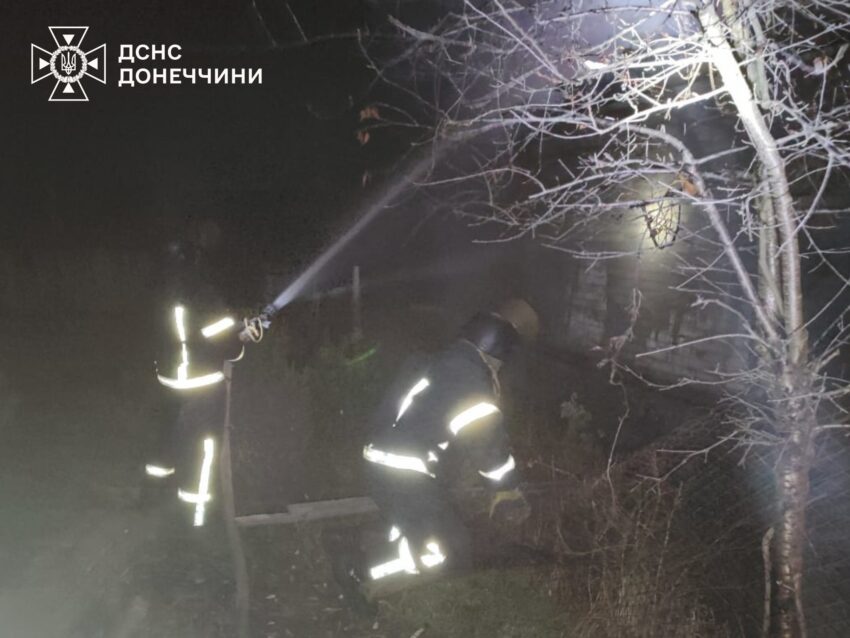 На Донеччині рятувальники ліквідували чотири пожежі (фото) - Фото №1