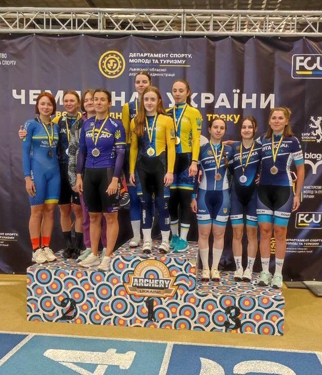 Спортсмени з Луганщини здобули срібні та бронзові медалі на чемпіонаті України з велоспорту - Фото №1