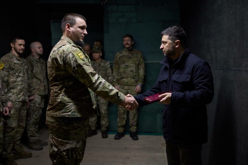 Зеленський зустрівся з бійцями