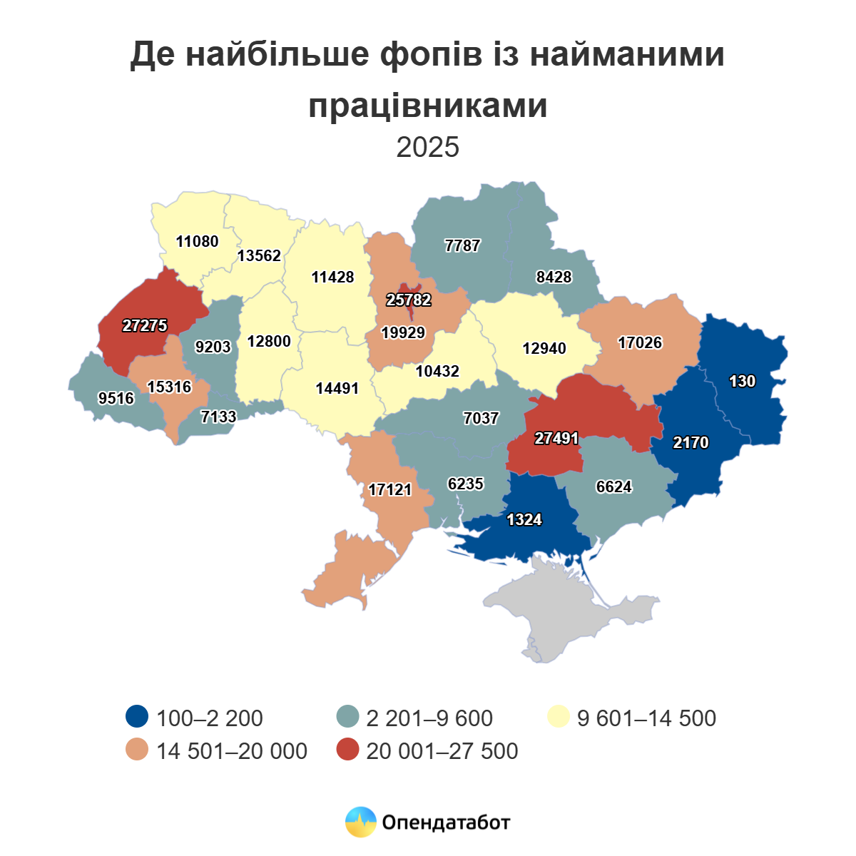 На Донеччині понад дві тисячі фопів взяли на роботу працівників - Фото №1